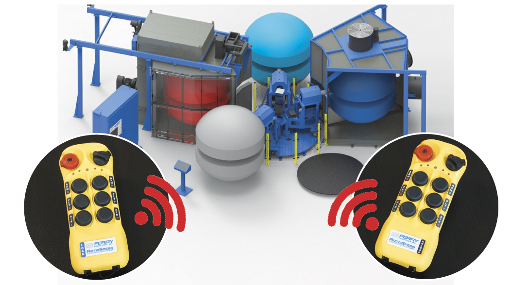 Wireless Romotes for Arm & Plate Jog